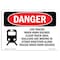 Signmission OSHA Danger, Live Tracks Horn Sounds Clear Area Railcars, 14in X 10in Alum, 10" W, 14" L, Landscape OS-DS-A-1014-L-1814 - alternate 1